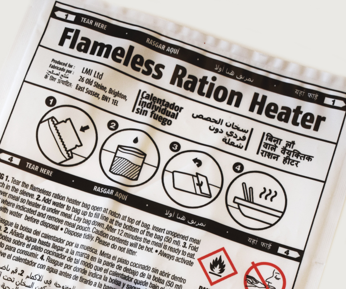 Flameless Heating Flameless Ration Heater Luxfer Magtech